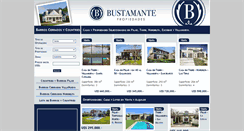 Desktop Screenshot of bustamantepropiedades.com